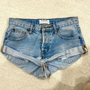One Teaspoon Bandits Denim Shorts